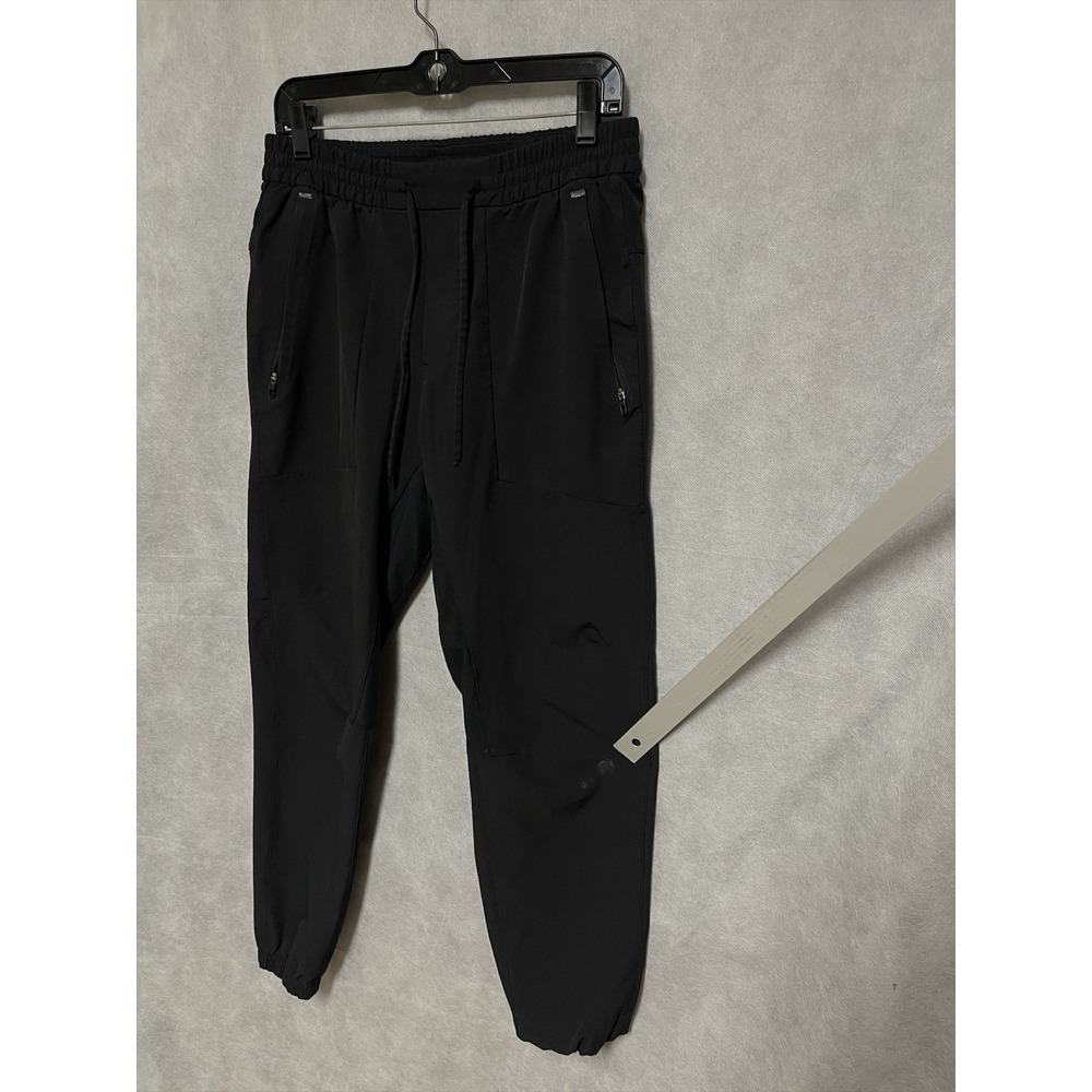 Lululemon Pants Men M Black License To Train Vented Jogger Pull On 29" LM5AEGS - Picture 3 of 10
